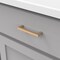 Heritage Designs Contemporary Pull 334 Inch 96mm Center to Center Brushed Brass Finish, 10PK R078429BBX10B - alternate 3